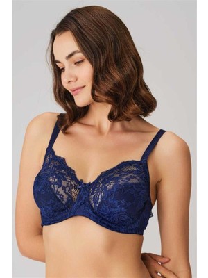 MOTTO10 Butik Balenli Desteksiz Dolgusuz Toparlayıcı Dantelli Küçültücü Sütyen