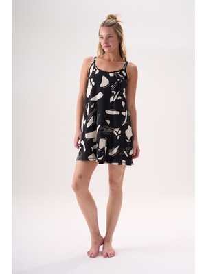 Etoile Bambu Ip Askılı Yazlık Kadın Elbise 26008