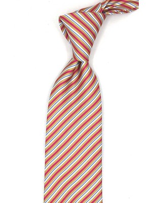 Kravatkolik Capannace Style Çok Renkli Italyan Ipek Kravat İK2157