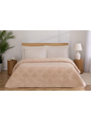 Özdilek Battaniye Trendy Art Deco Krem Tek Kişilik