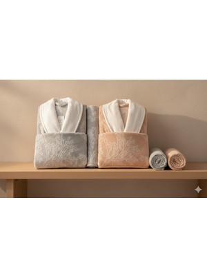 Özdilek Fınery Gri-Somon Aile Seti