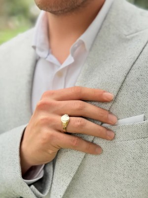 Yener Mücevher Antares Altın Erkek Yüzük