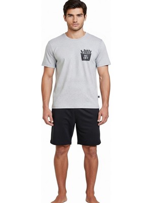 Lilian L42048F Snack Şort Pijama Takımı