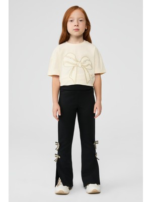 Tyess Bg Store Kız Çocuk Siyah Tayt