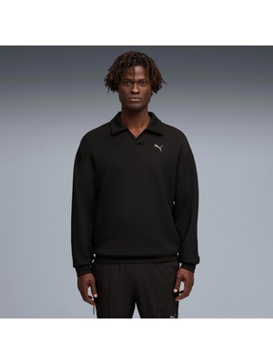 Puma Cloudspun Erkek Siyah Antrenman Polo.01
