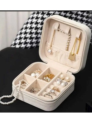 UltraMint Mini Takı Kutusu, Seyahat ve Günlük Kullanım Için Düzenleyici Çanta