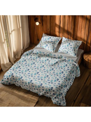 Cotton Collection Tek Kişilik Nevresim Takımı Palmiye