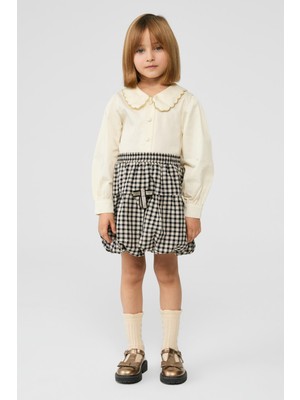 Tyess Bg Store Kız Çocuk Desenli Etek