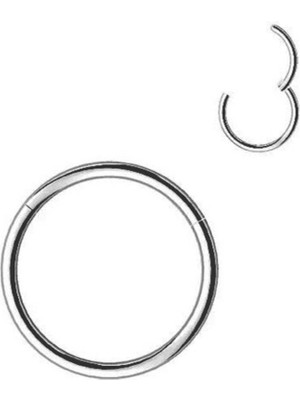 Herşey Nota Gümüş Helix Kararmaz - Kıkırdak Paslanmaz Cerrahi Çelik Piercing Halka 3172 Renk Tam Tragus Çelik
