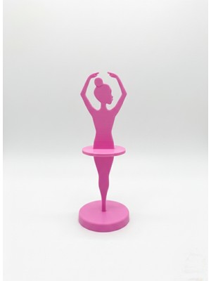 UltraMint Balerin Figürlü Toka ve Lastik Standı, Şık ve Fonksiyonel Saç Aksesuarı Organizer