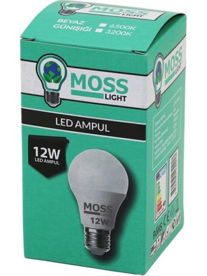Vice Avm Moss Lıght  12W   Beyaz  LED Ampul  E27   960LM   6500K Go-53-Vice 05395
