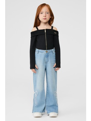Tyess Bg Store Kız Çocuk Denim Pantolon