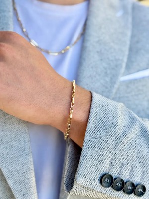 Yener Mücevher Moro Altın Erkek Bileklik