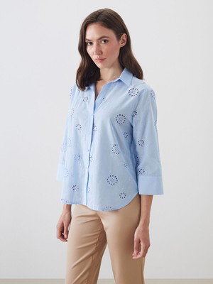 Lc Waikiki Yeni Sezon Ajurlu Brode Kadın Gömlek