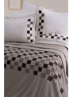 Calantha Home Collection Carla 7 Parça Gelin Seti Ekru 240 x 260 cm