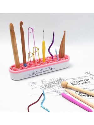 UltraMint Çok Bölmeli Organizer Stand, Makyaj ve Kalem Düzenleyici, Şık Tasarım