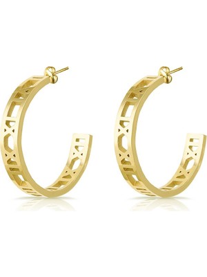 Necati Gün Freelook FRJ.3.5005.2 Kadın Çelik Küpe