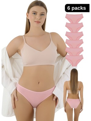 Merry Secret’s Kadın Külot Likralı Penye 6'lı Premium Paket