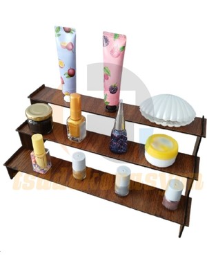 UltraMint Yatak Odası Organizatörleri, Merdiven Şekilli Kozmetik ve Parfüm Standı