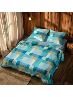 Cotton Collection Tek Kişilik Nevresim Takımı Prizma