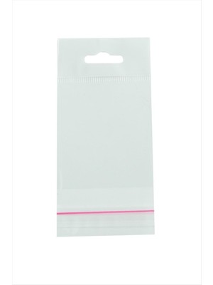 İlkyaz Fashion 8*15 Yapışkanlı 1000 Adet Askılı Şeffaf Poşet