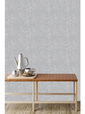 Golden DUVAR KAĞIDI - BORDÜR Beton Desen Yüzeyi Kabartmalı Nonwoven Silinebilir 5,2m² Duvar Kağıdı