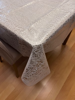 Valerium Elyaflı Pvc Muşamba Desenli Silinebilir Sıvı Geçirmez Masa Örtüsü