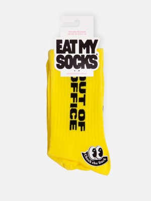Eat My Socks Out Of Office Yetişkin Çorap