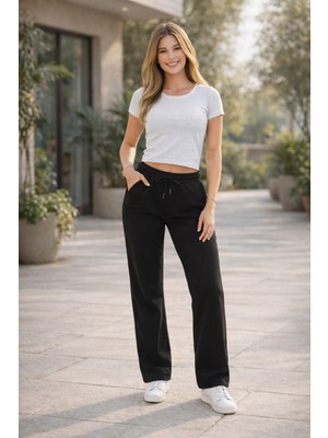 DNRYSL Kadın Iki Iplik Oversize Lastikli Paça Modal Eşofman Altı – Rahat Kesim S-2xl