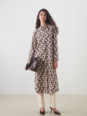 Lc Waikiki Yeni Sezon Desenli Kadın Gömlek Tunik