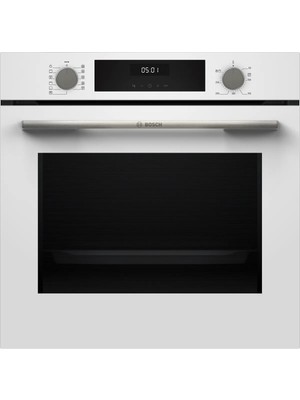 Bosch Beyaz 3 Lü Ankastre Set 569 ( HUA717BV0T - POP7C2P31O - DWK63PJ20T  ) 67CM Ocak - Buhar Destekli -