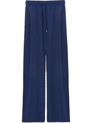 Pantolon Beli Lastikli Bol Paça
