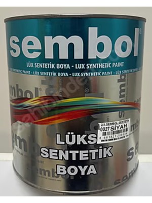 Sembol Sentetik Siyah Boya 2.5 Litre