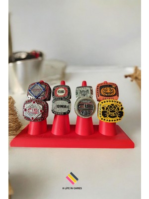 UltraMint Şık Yüzük Tutucu ve Askı Standı, Bileklik ve Zincir Sergileme Esnasında Kullanılır