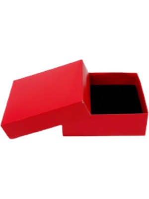 UltraMint Kırmızı 6X9X3 cm Süngerli Takı Saklama Kutusu, 25 Adet