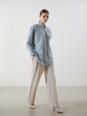 Lc Waikiki Yeni Sezon Loose Fit Gabardin Kadın Pantolon
