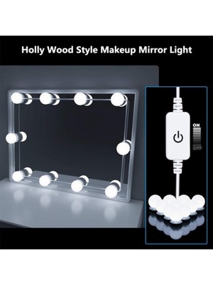 UltraMint Şık ve Fonksiyonel Makyaj Aynası Aydınlatma Kiti, Ev ve Ofis Kullanımı