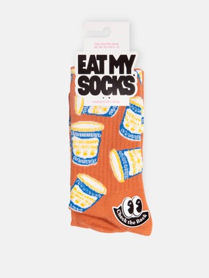 Eat My Socks We Are Happy Serve You Yetişkin Çorap