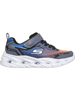 Skechers Vortex 3.0 Büyük Erkek Çocuk Siyah Işıklı Spor Ayakkabı 400590L Bbor