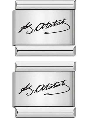 TÜRK Ek Uzatma İtalyan Charm Çelik Bileklik Charmı scb31