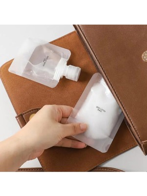 UltraMint Pratik 3'lü 100ML Seyahat Çantası, Taşınabilir Makyaj ve Güzellik Seti