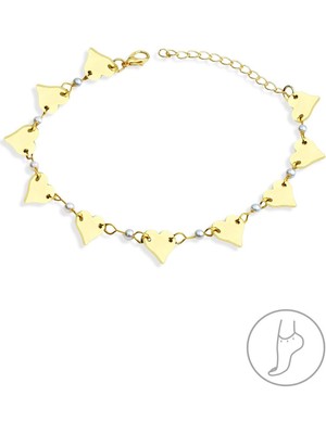 Klips Toptan Kalp Objeler ve Inci Dizi Halhal