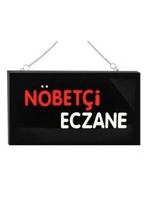 Eco Port Işıklı Tak Çalıştır Hazır Tabela Nöbetçi Eczane