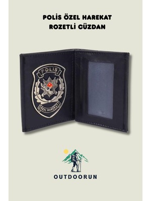 Outdoorun Polis Özel Harekat Rozetli Cüzdan