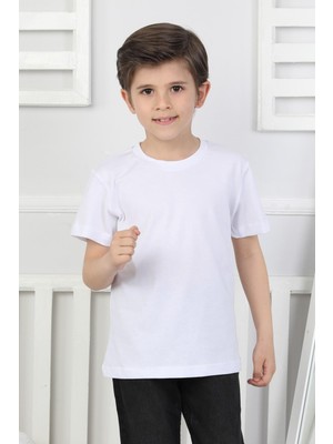 New Kids Düz Erkek Çocuk Tişört