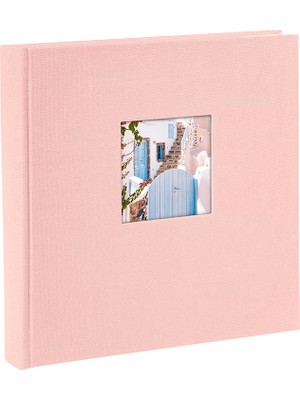 Goldbuch Yapıştırmalı Fotoğraf Albümü – Bella Vista | Keten Kapak | 25X25 cm - Gül