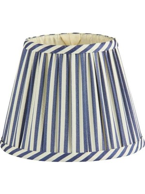 Addison Ross Navy Striped Lampshade - 16CM