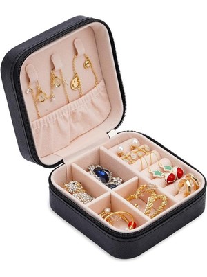 UltraMint Şık Seyahat Takı Kutusu, Kolye, Yüzük ve Küpe Organizeri