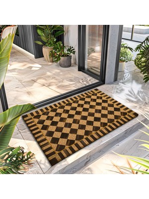 Decovetro Paspas Mackenzie Desenli Kapı Önü Paspası 40 x 60 cm