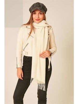 Neşeli Butik Kadın Yumuşak Dokulu Püsküllü Şal NBAKS045